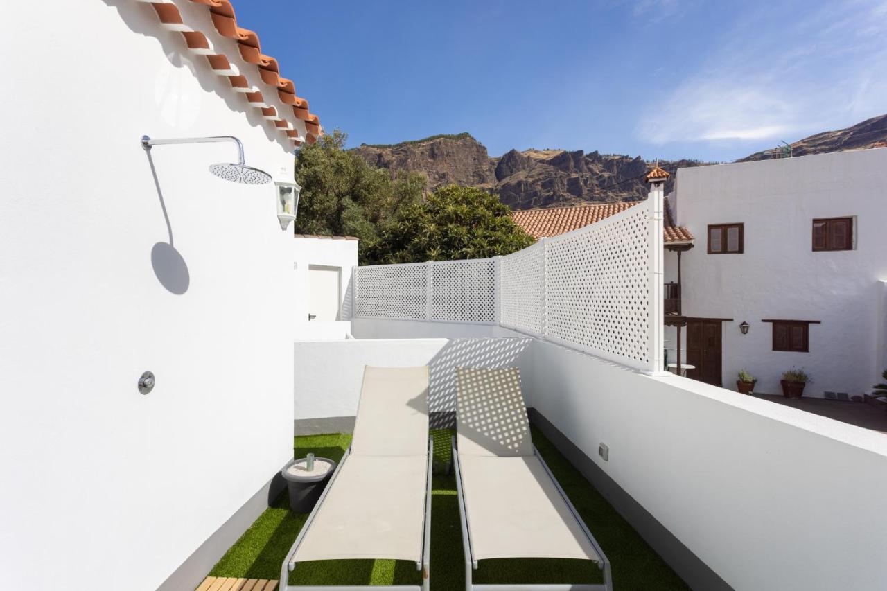 Casa Evaristo With Roque Nublo View Tejeda  Exterior foto